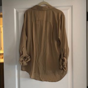 Michael Kors Khaki Blouse NWT Khaki Size Small